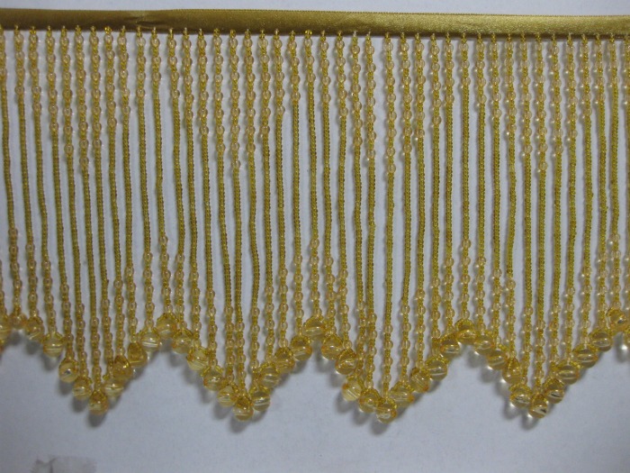 GLASS BEADED FRINGE GLASS BEADED FRINGE